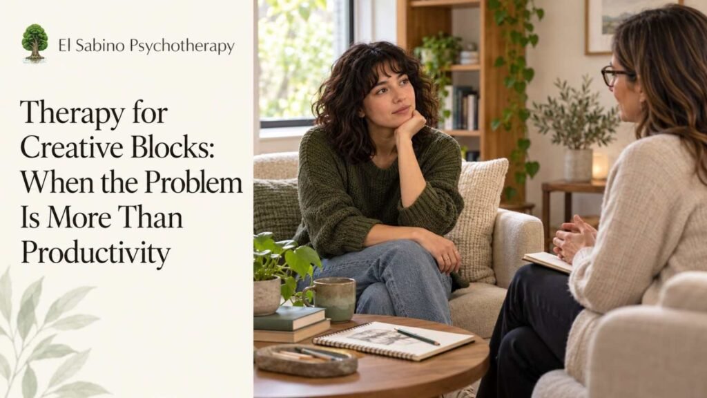 Therapy for Creative Blocks: When the Problem Is More Than Productivity